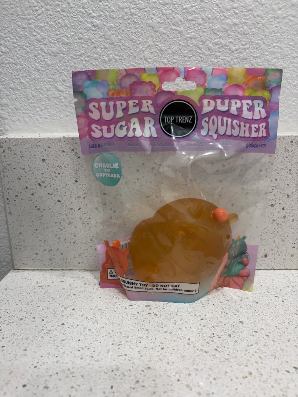 Squeeze Orange Charlie the Capybara Squisher